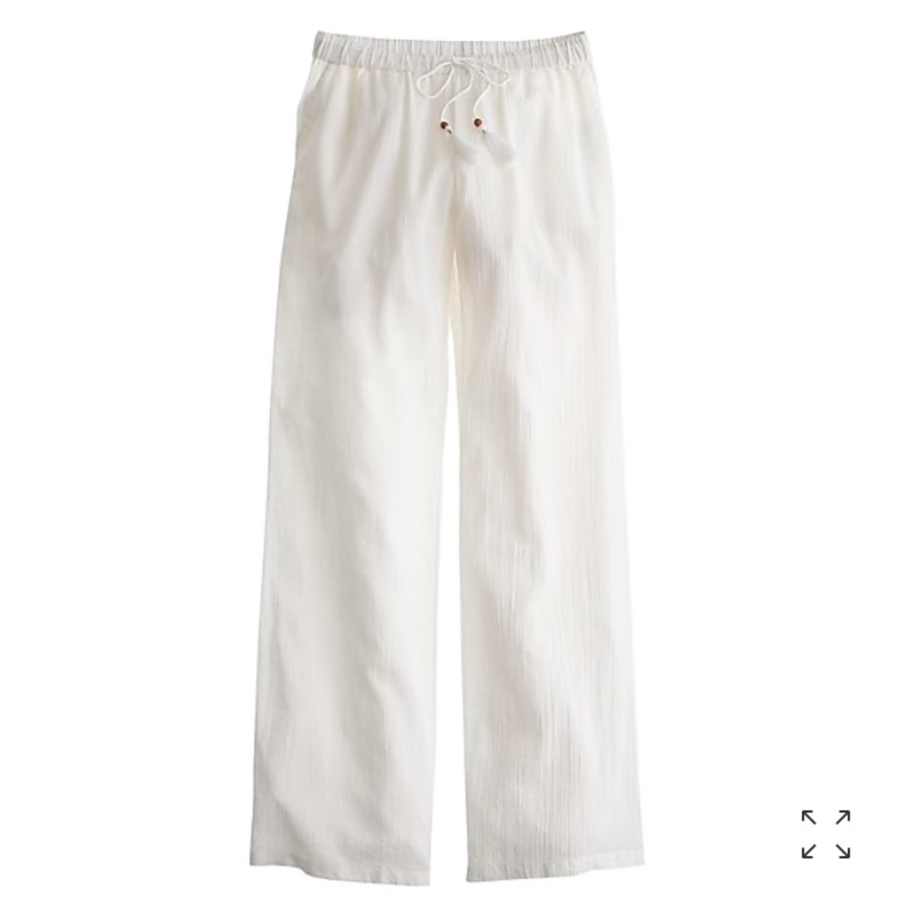 NWT j crew gauze cabana beach pant